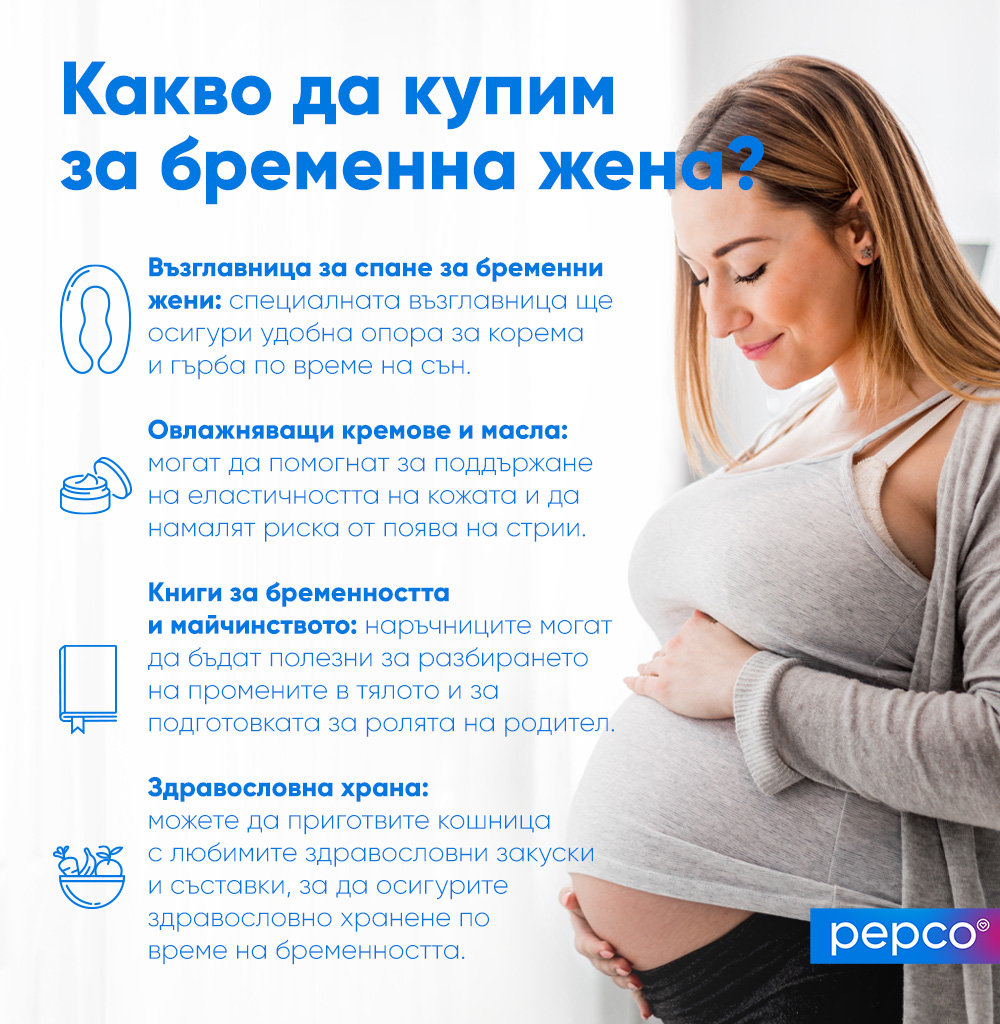 Инфографика на Pepco: Какво да купим за бременна жена? 
