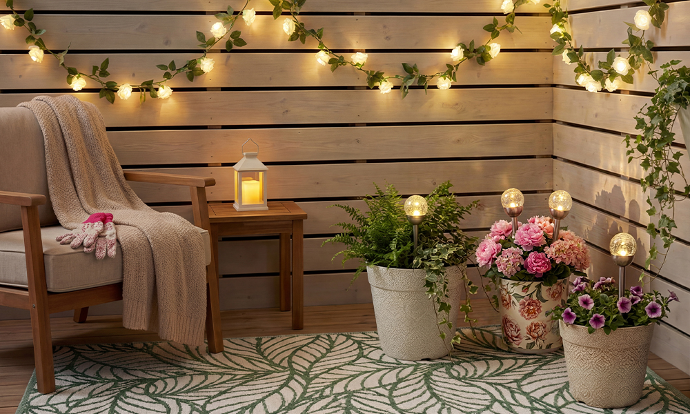 Уютен кът на терасата